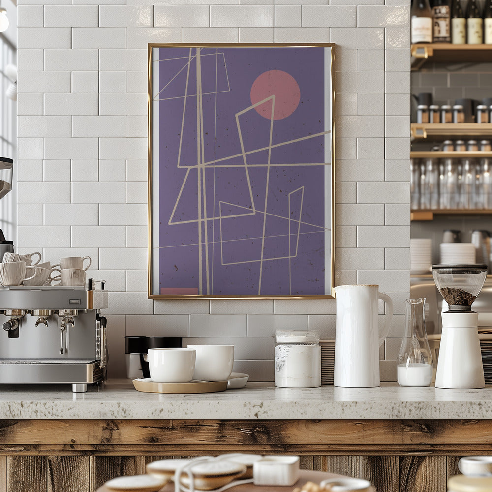 Angular Lines no 12 Poster